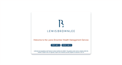 Desktop Screenshot of lewisbrownlee.wrapadviser.co.uk